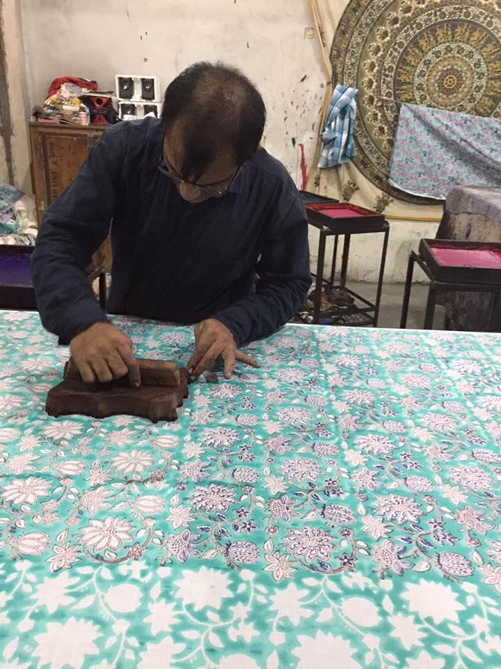 jaipur textiles block printing colour & pattern 02