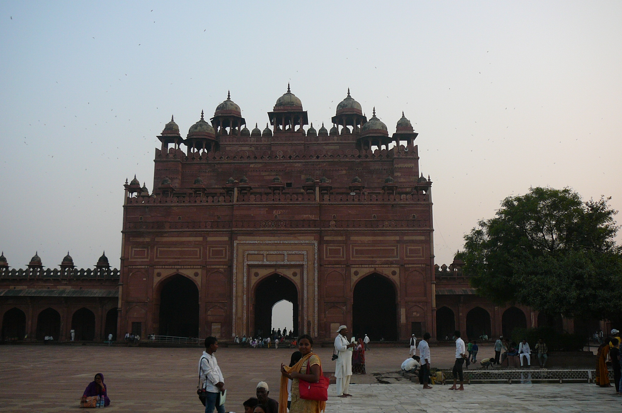 Fatehpur Sikri Mosque at sunset